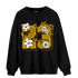 Yellow Ochre 1s Sweatshirt Match 23 Floral - NastyJamz