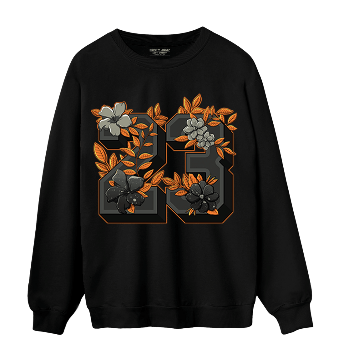 Fear Pack 3s Sweatshirt Match 23 Floral - NastyJamz