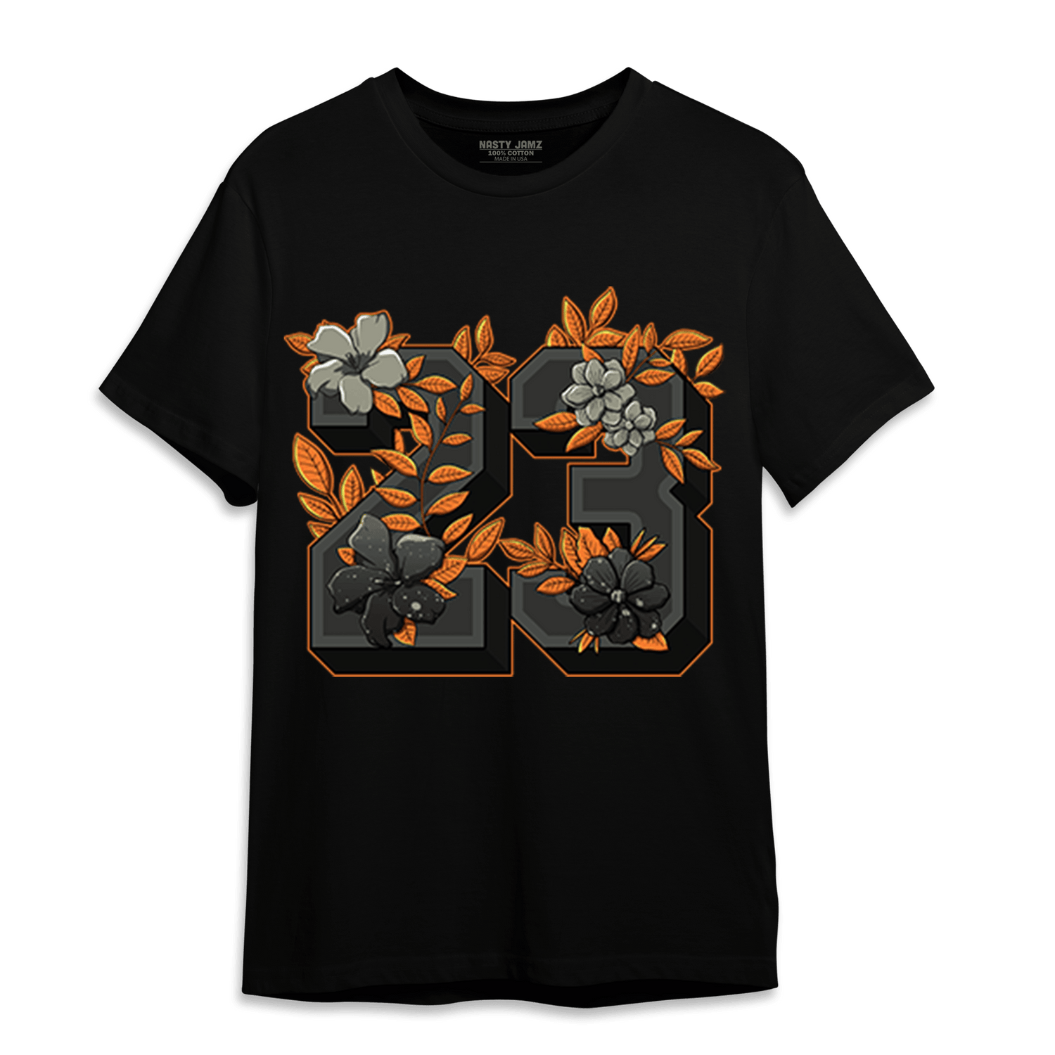 Fear Pack 3s T Shirt Match 23 Floral - NastyJamz