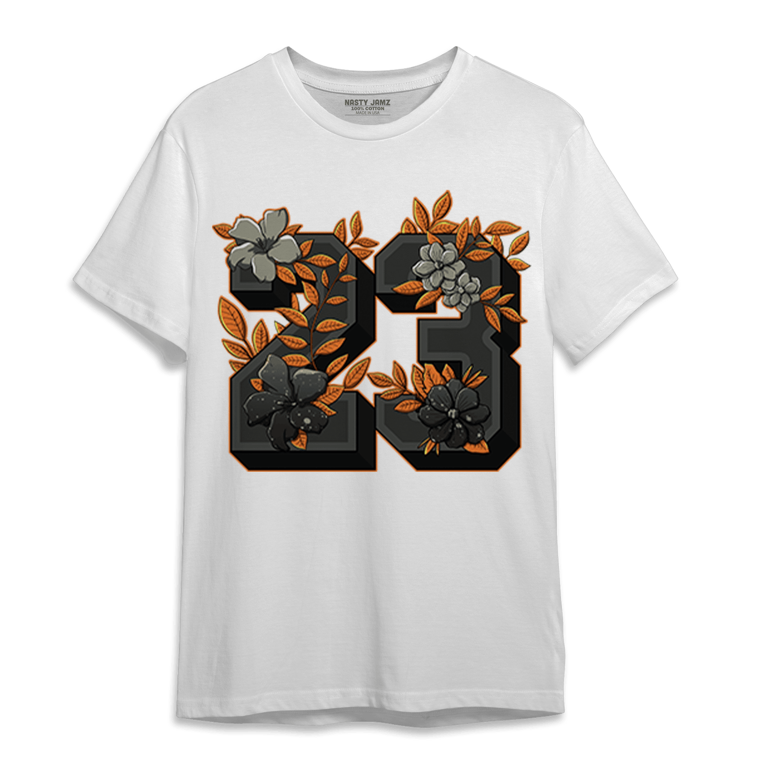 Fear Pack 3s T Shirt Match 23 Floral - NastyJamz