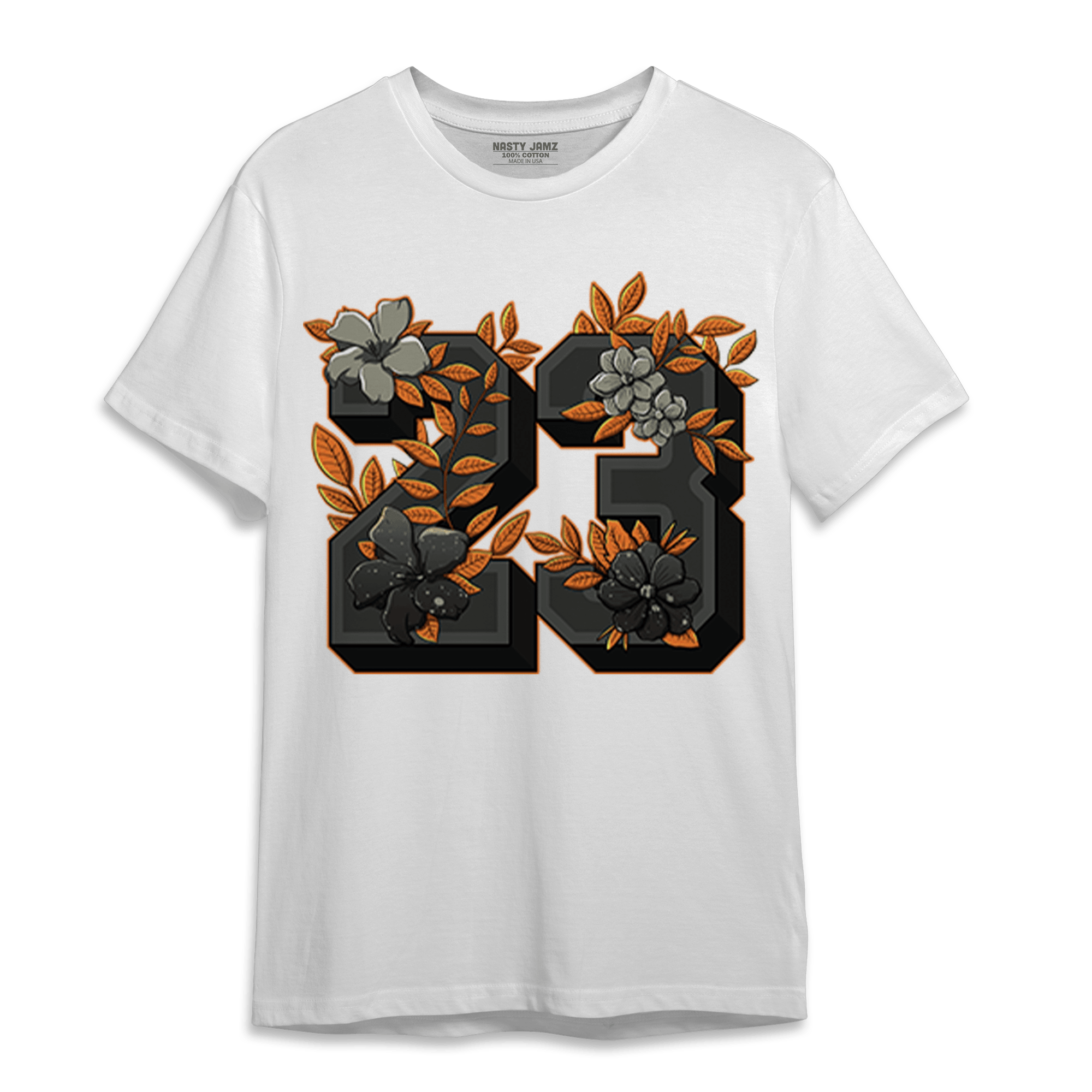 Fear Pack 3s T Shirt Match 23 Floral - NastyJamz