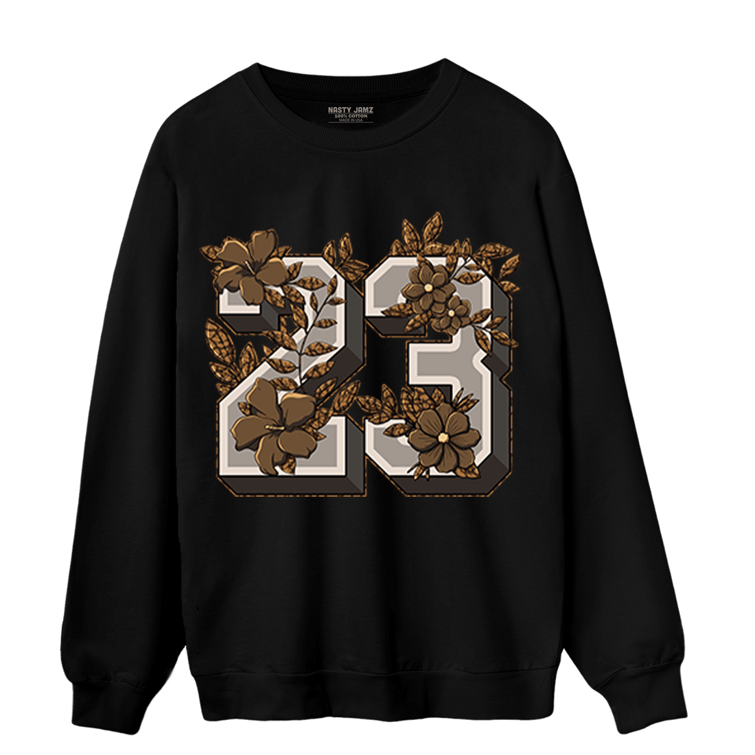 Palomino 3s Sweatshirt Match 23 Floral - NastyJamz