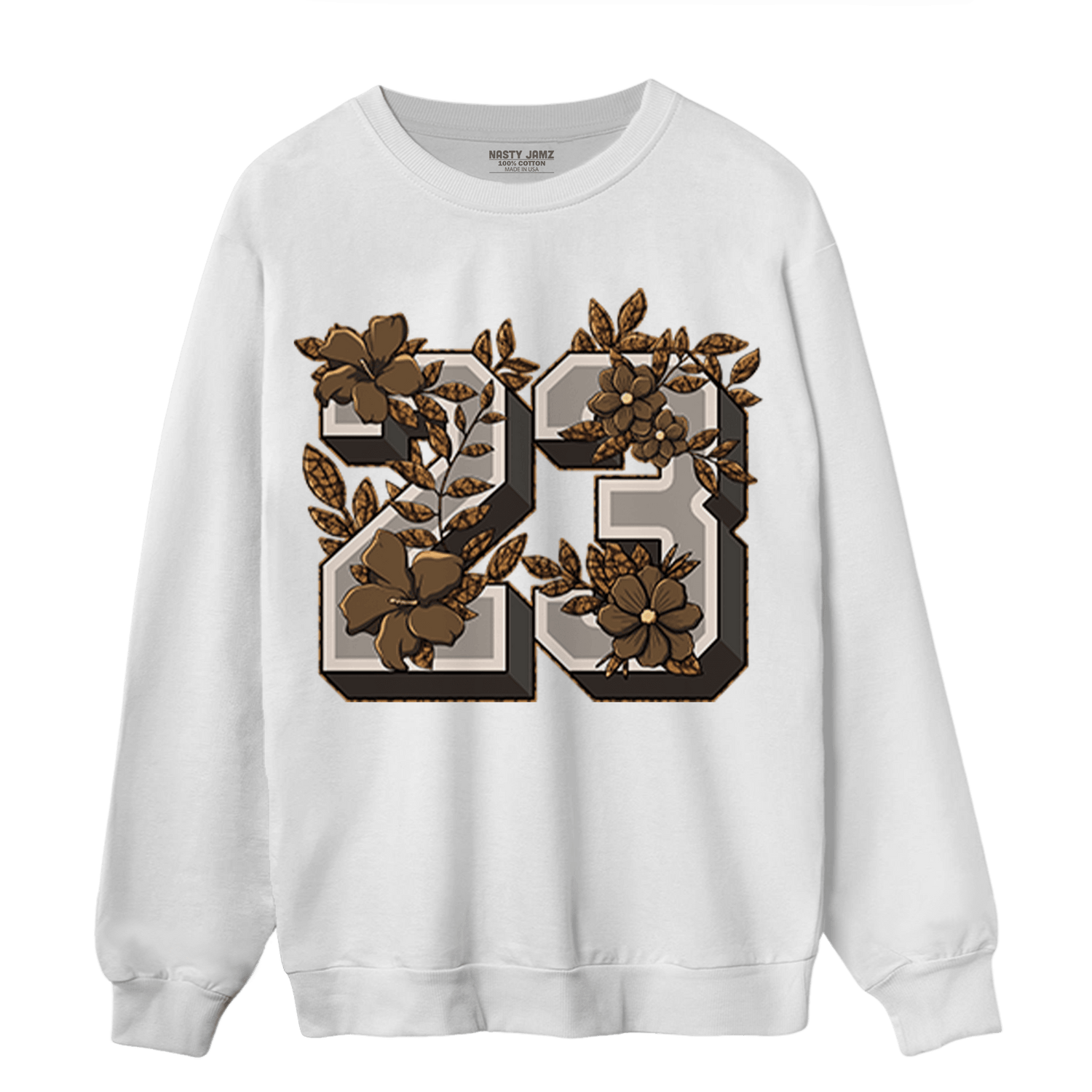 Palomino 3s Sweatshirt Match 23 Floral - NastyJamz