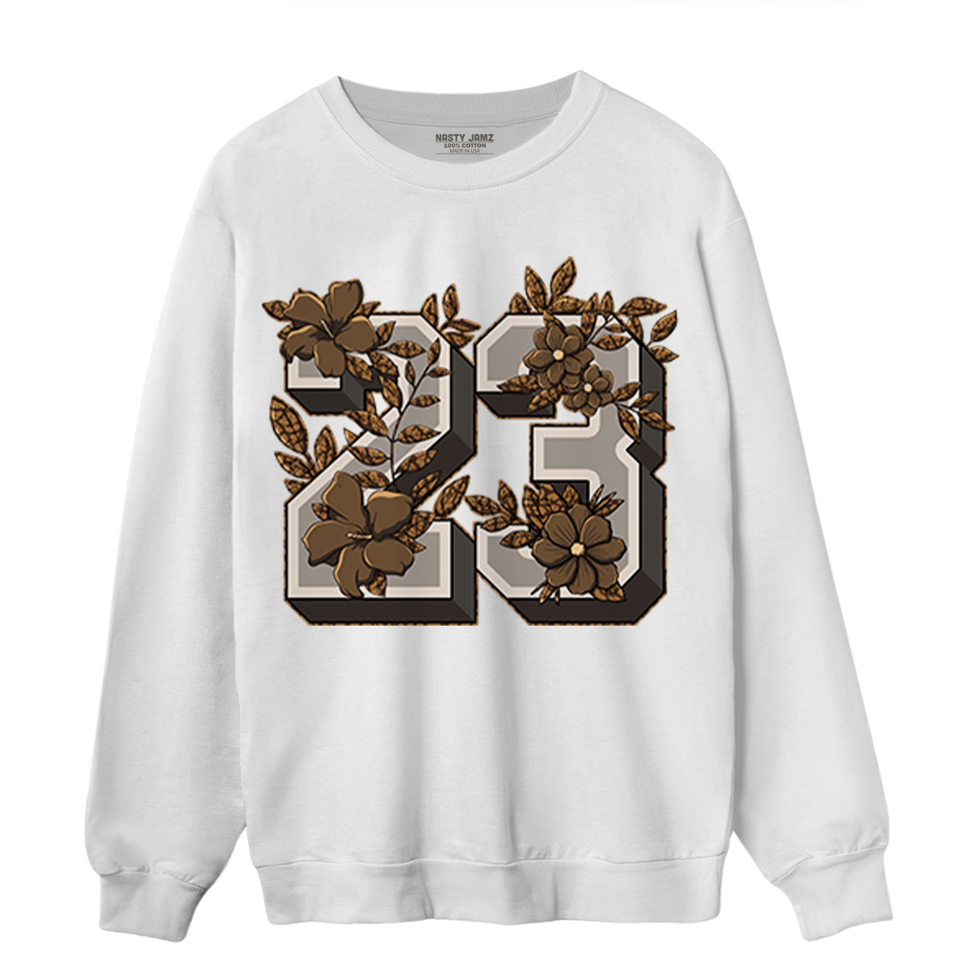 Palomino 3s Sweatshirt Match 23 Floral - NastyJamz