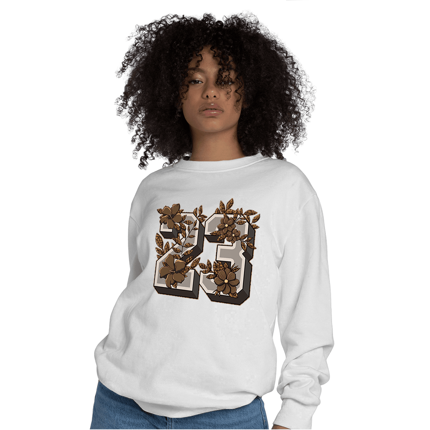 Palomino 3s Sweatshirt Match 23 Floral - NastyJamz