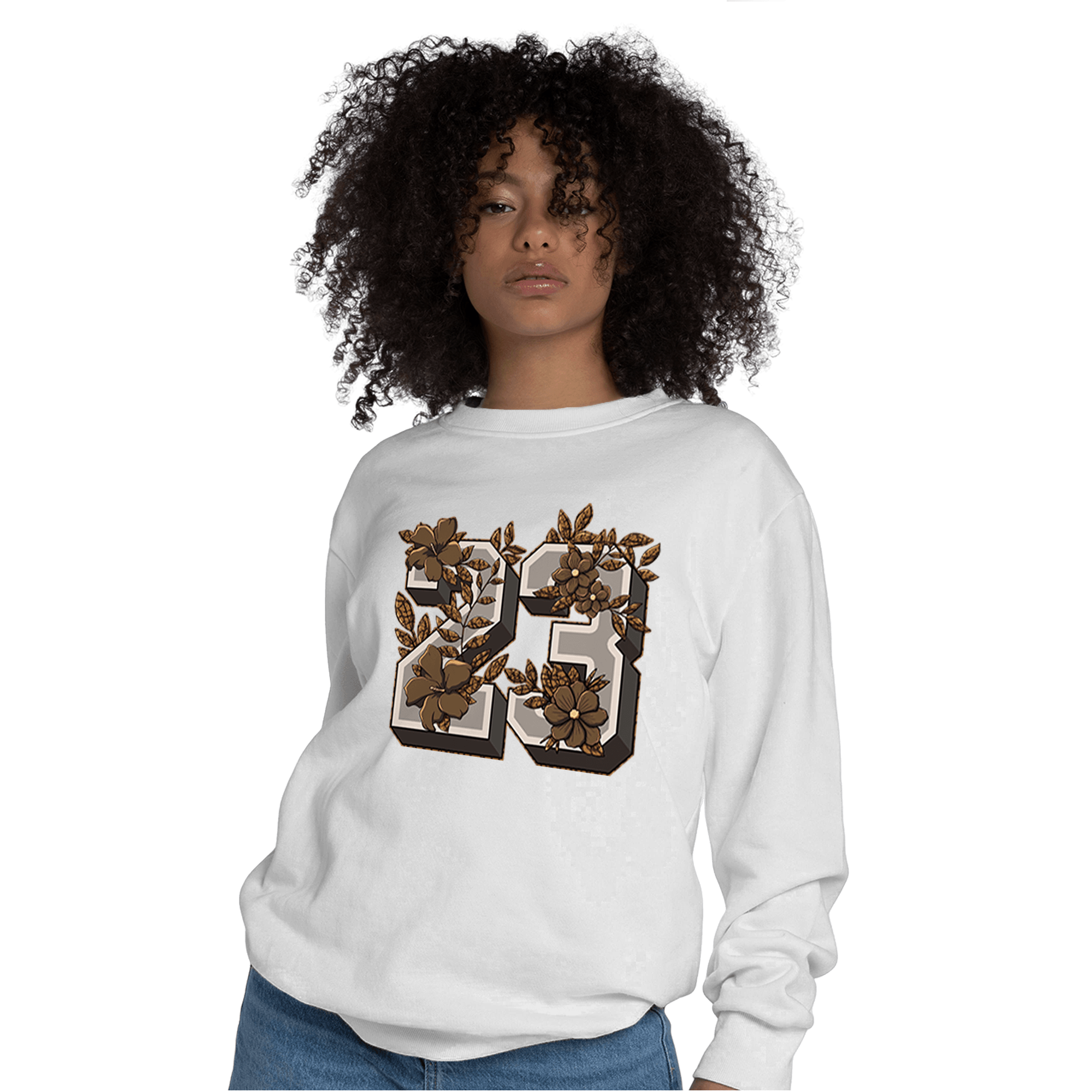 Palomino 3s Sweatshirt Match 23 Floral - NastyJamz