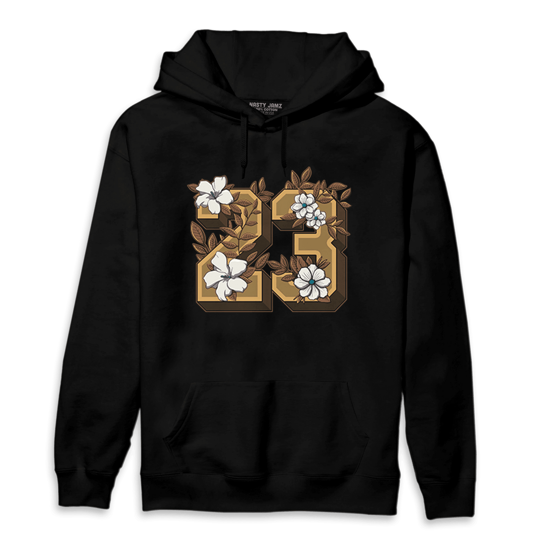 Cacao Wow 4s Hoodie Match 23 Floral - NastyJamz