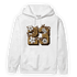 Cacao Wow 4s Hoodie Match 23 Floral - NastyJamz