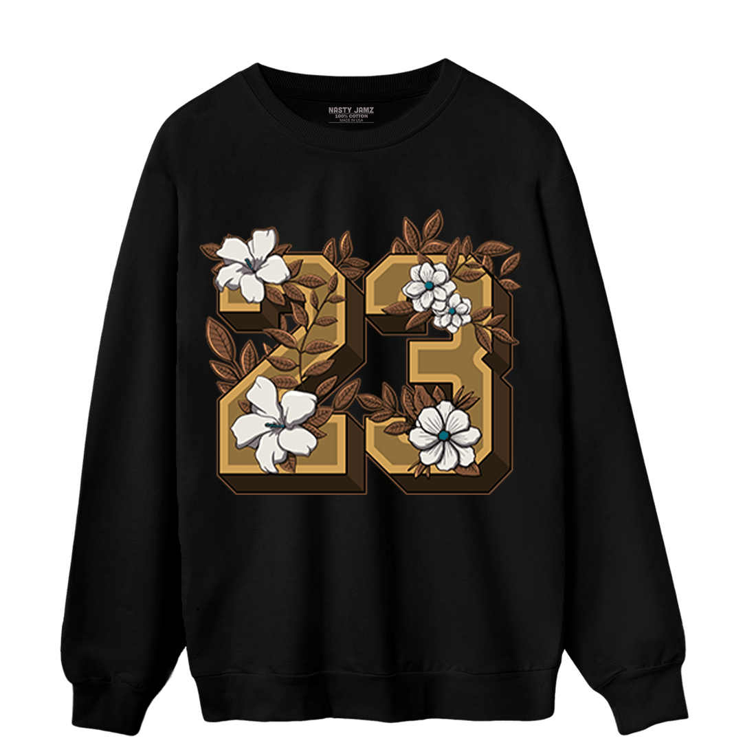 Cacao Wow 4s Sweatshirt Match 23 Floral - NastyJamz