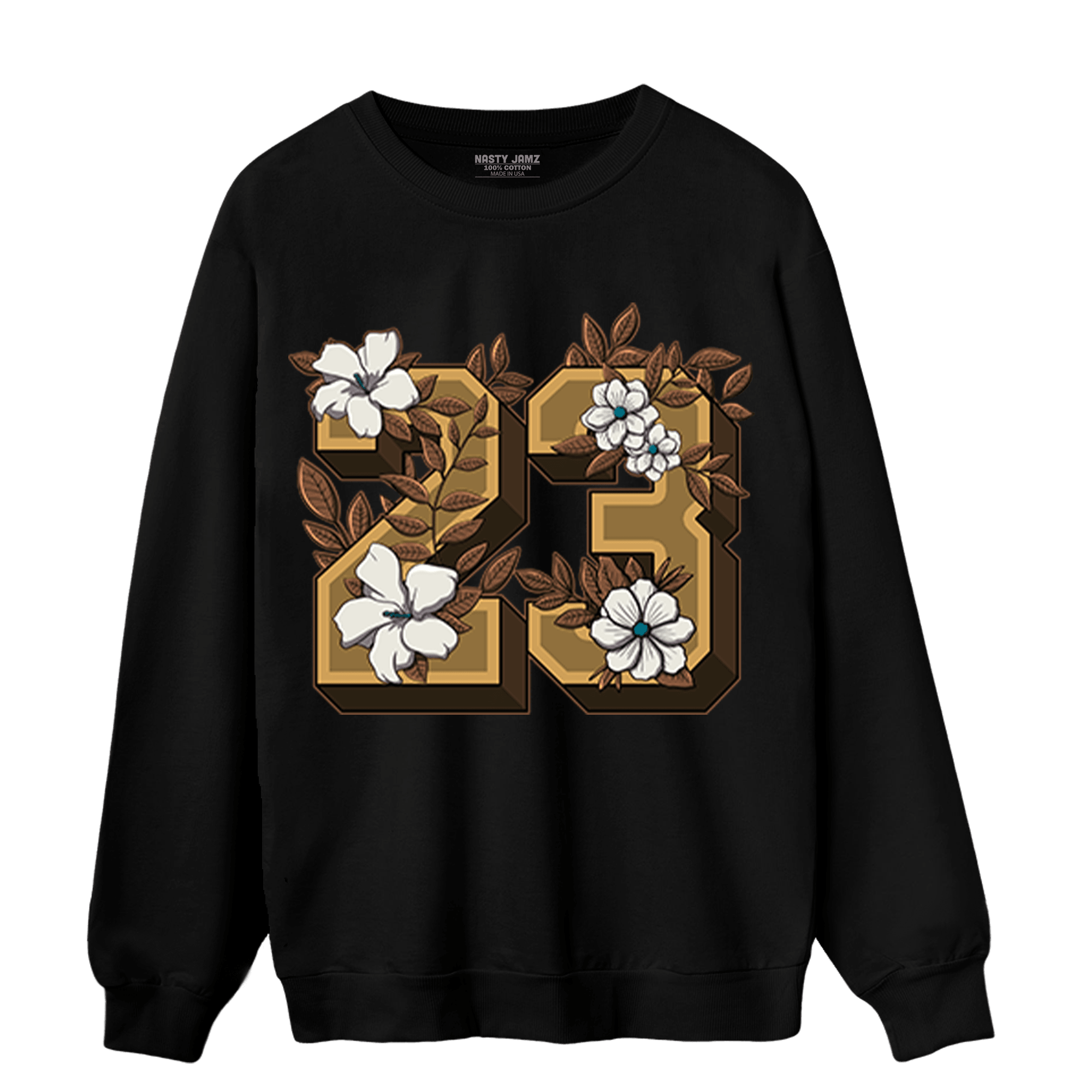 Cacao Wow 4s Sweatshirt Match 23 Floral - NastyJamz