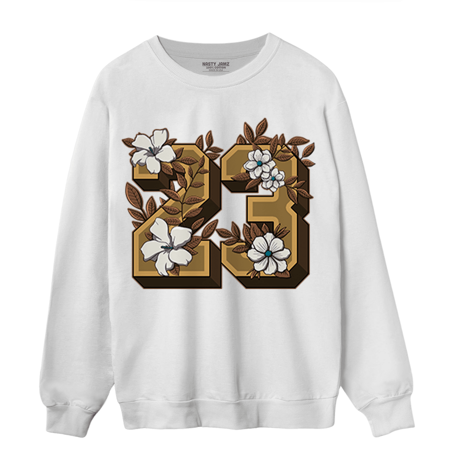 Cacao Wow 4s Sweatshirt Match 23 Floral - NastyJamz