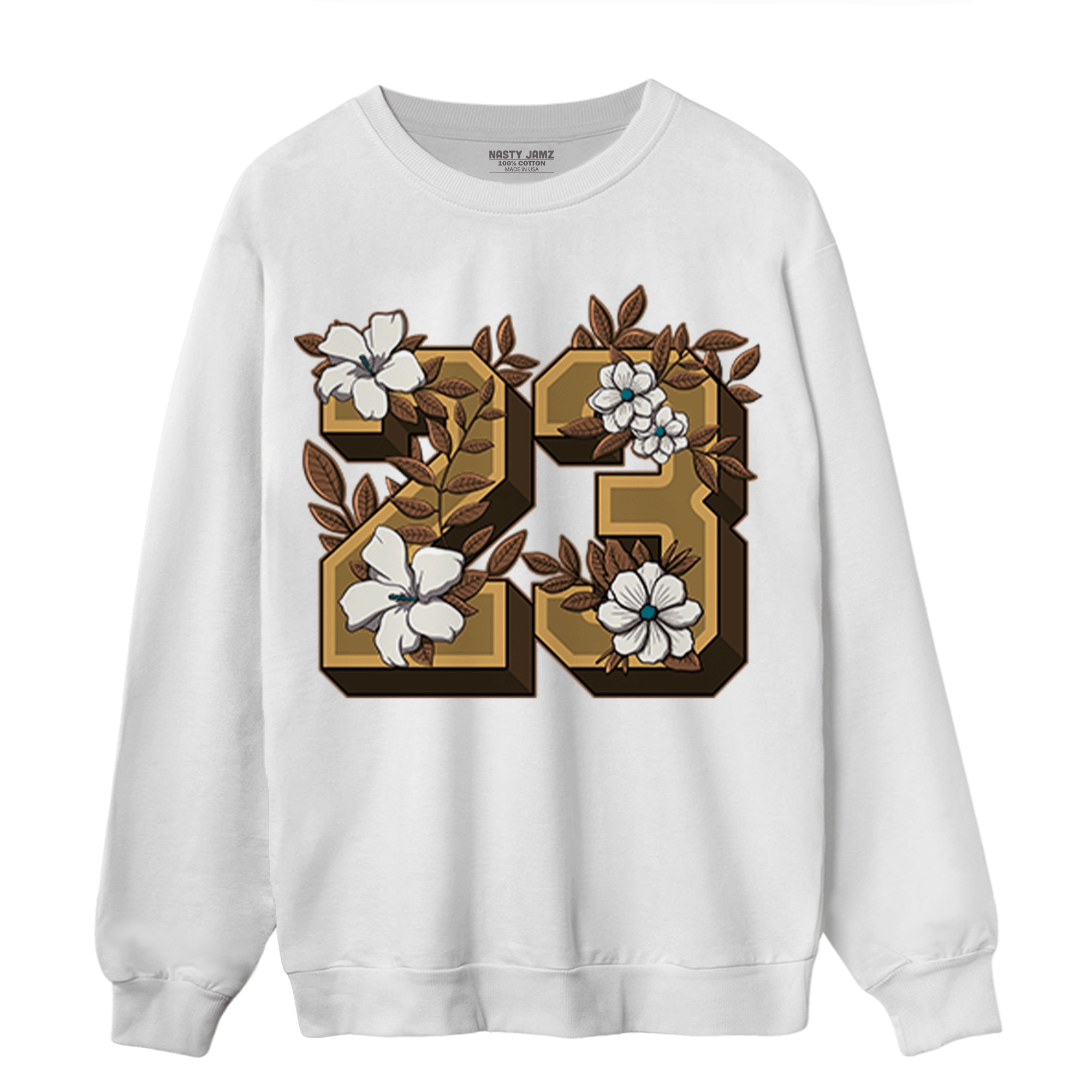 Cacao Wow 4s Sweatshirt Match 23 Floral - NastyJamz
