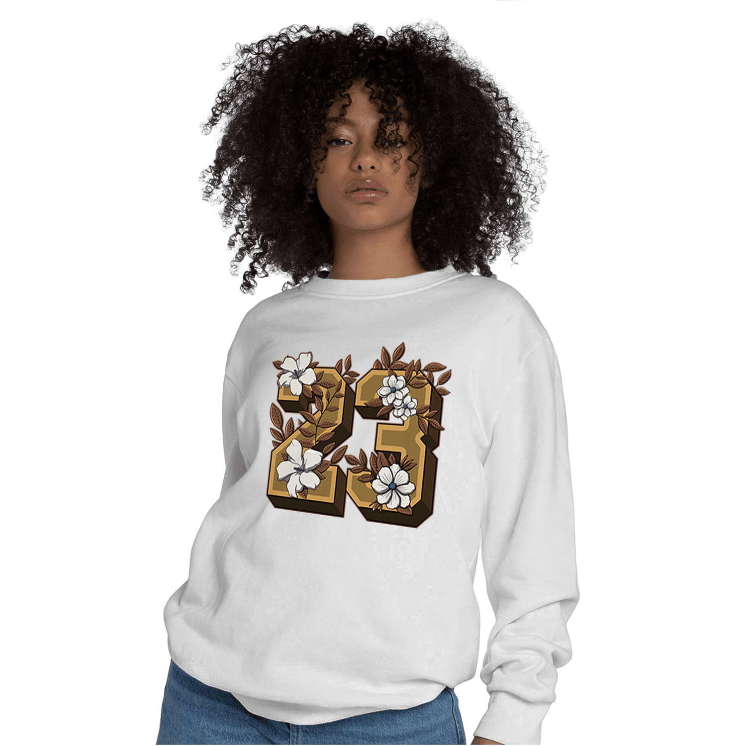 Cacao Wow 4s Sweatshirt Match 23 Floral - NastyJamz
