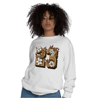 Cacao Wow 4s Sweatshirt Match 23 Floral - NastyJamz