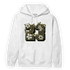 SE Craft Medium Olive 4s Hoodie Match 23 Floral - NastyJamz