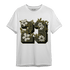 SE Craft Medium Olive 4s T Shirt Match 23 Floral - NastyJamz