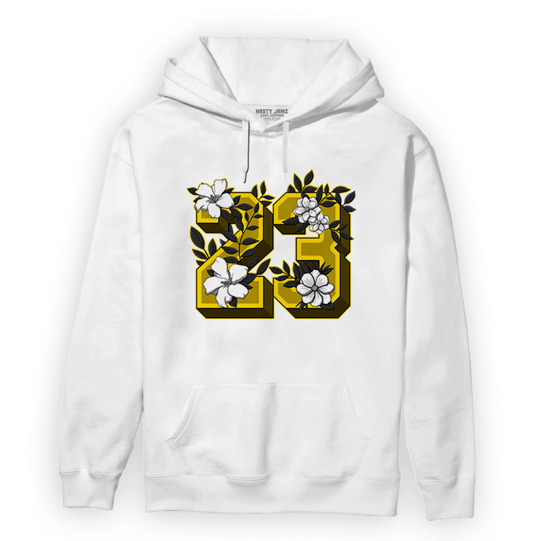 Thunder 4s Hoodie Match 23 Floral - NastyJamz