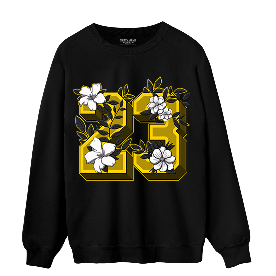 Thunder 4s Sweatshirt Match 23 Floral - NastyJamz