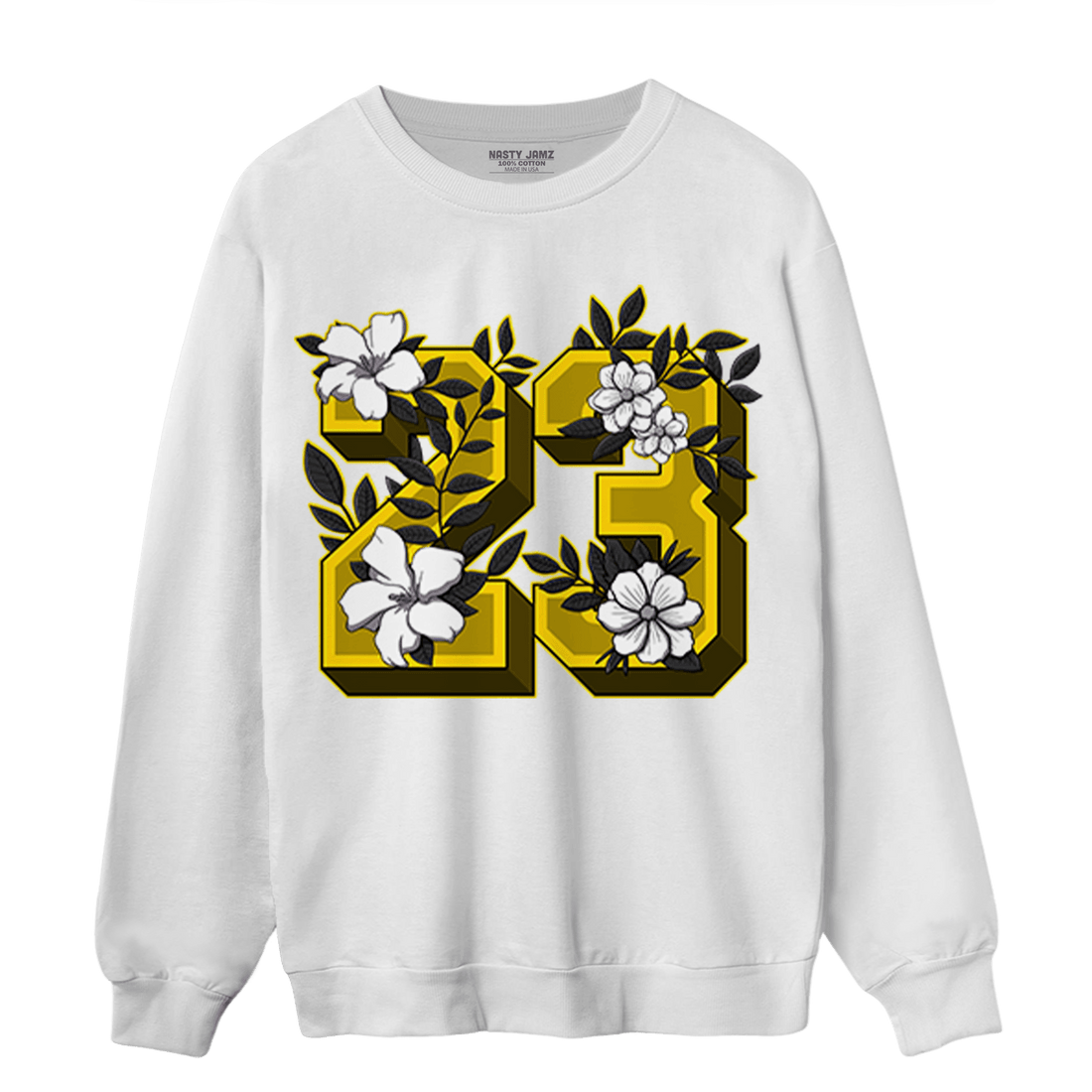 Thunder 4s Sweatshirt Match 23 Floral - NastyJamz