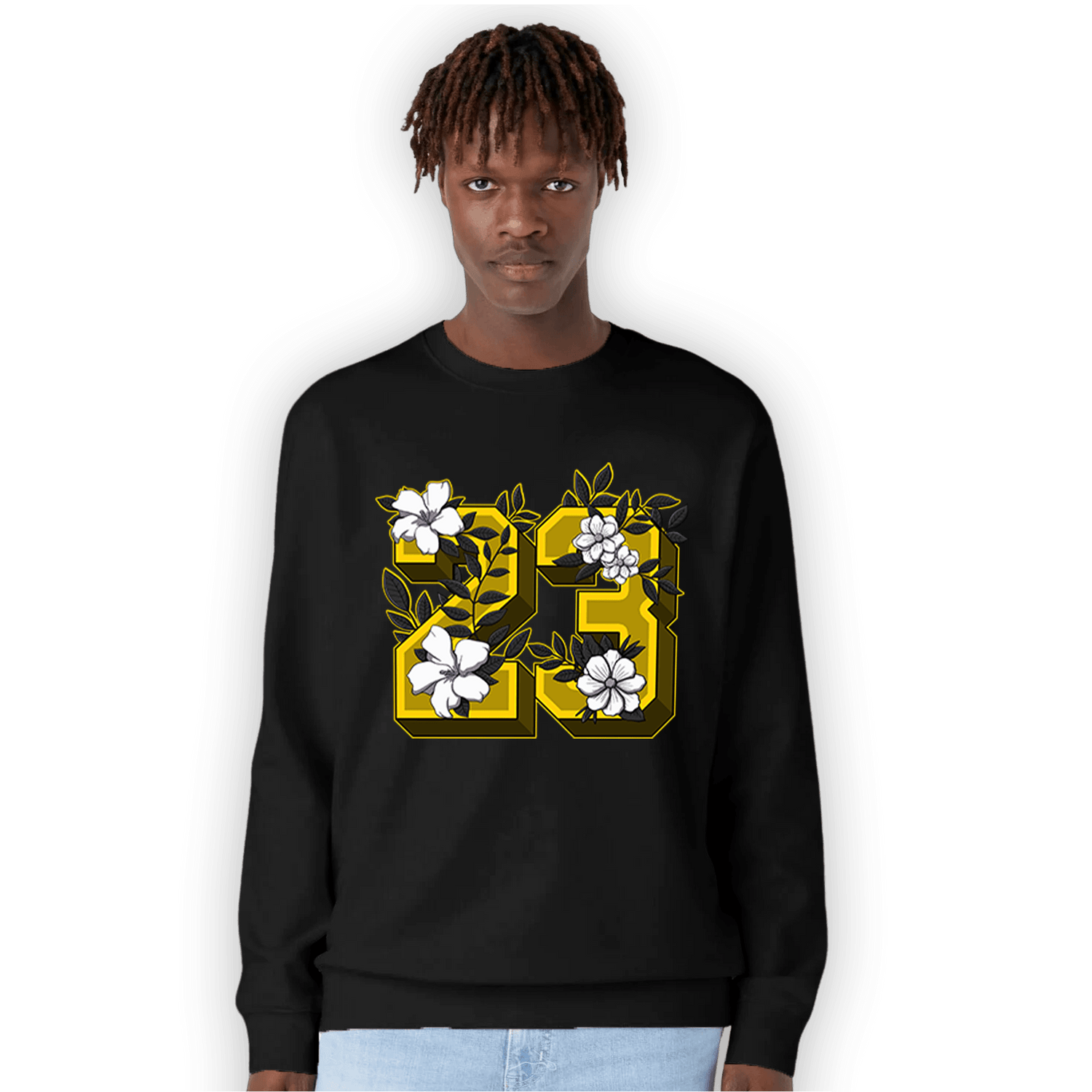 Thunder 4s Sweatshirt Match 23 Floral - NastyJamz