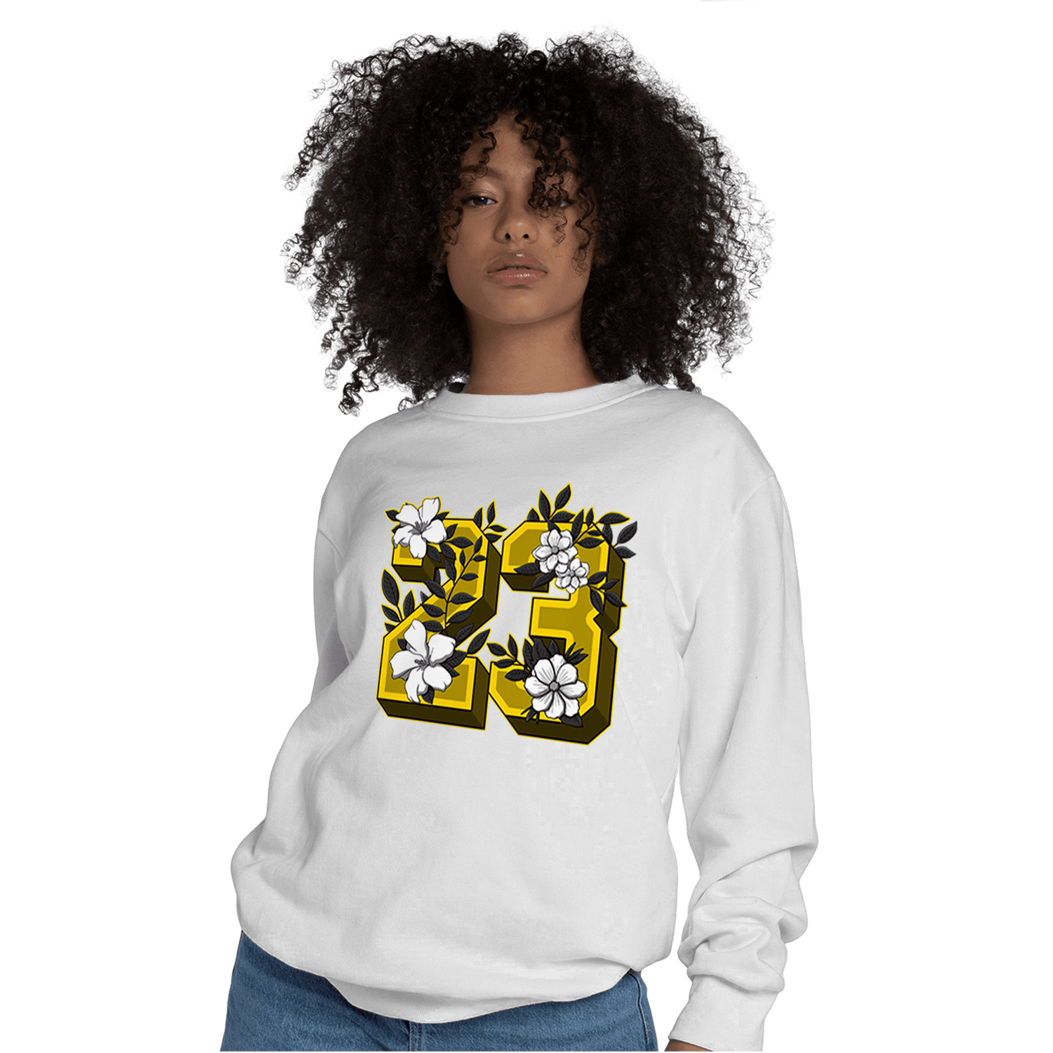 Thunder 4s Sweatshirt Match 23 Floral - NastyJamz