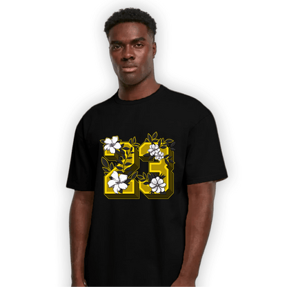 Thunder 4s T Shirt Match 23 Floral - NastyJamz
