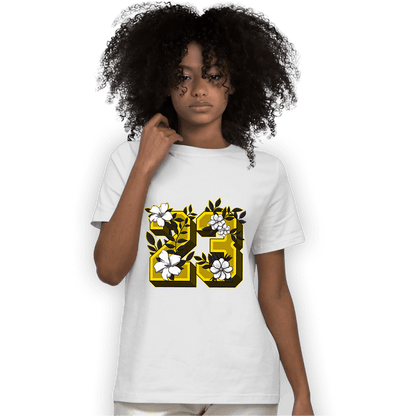 Thunder 4s T Shirt Match 23 Floral - NastyJamz