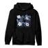 Midnight Navy 5s Hoodie Match 23 Floral - NastyJamz