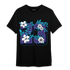 Aqua 6s T Shirt Match 23 Floral - NastyJamz