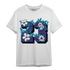 Aqua 6s T Shirt Match 23 Floral - NastyJamz
