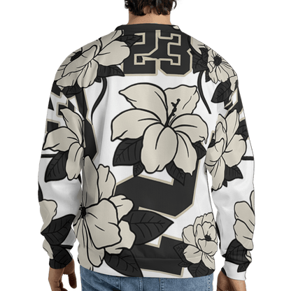 Gratitude 11s Sweatshirt Match 23 Floral 3D All-Over Print Flowers - NastyJamz
