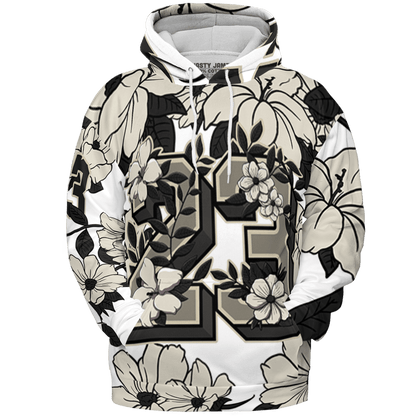 Gratitude 11s Hoodie Match 23 Floral 3D All-Over Print Flowers - NastyJamz