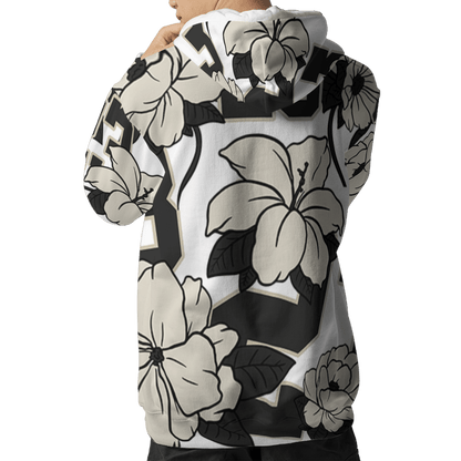 Gratitude 11s Hoodie Match 23 Floral 3D All-Over Print Flowers - NastyJamz