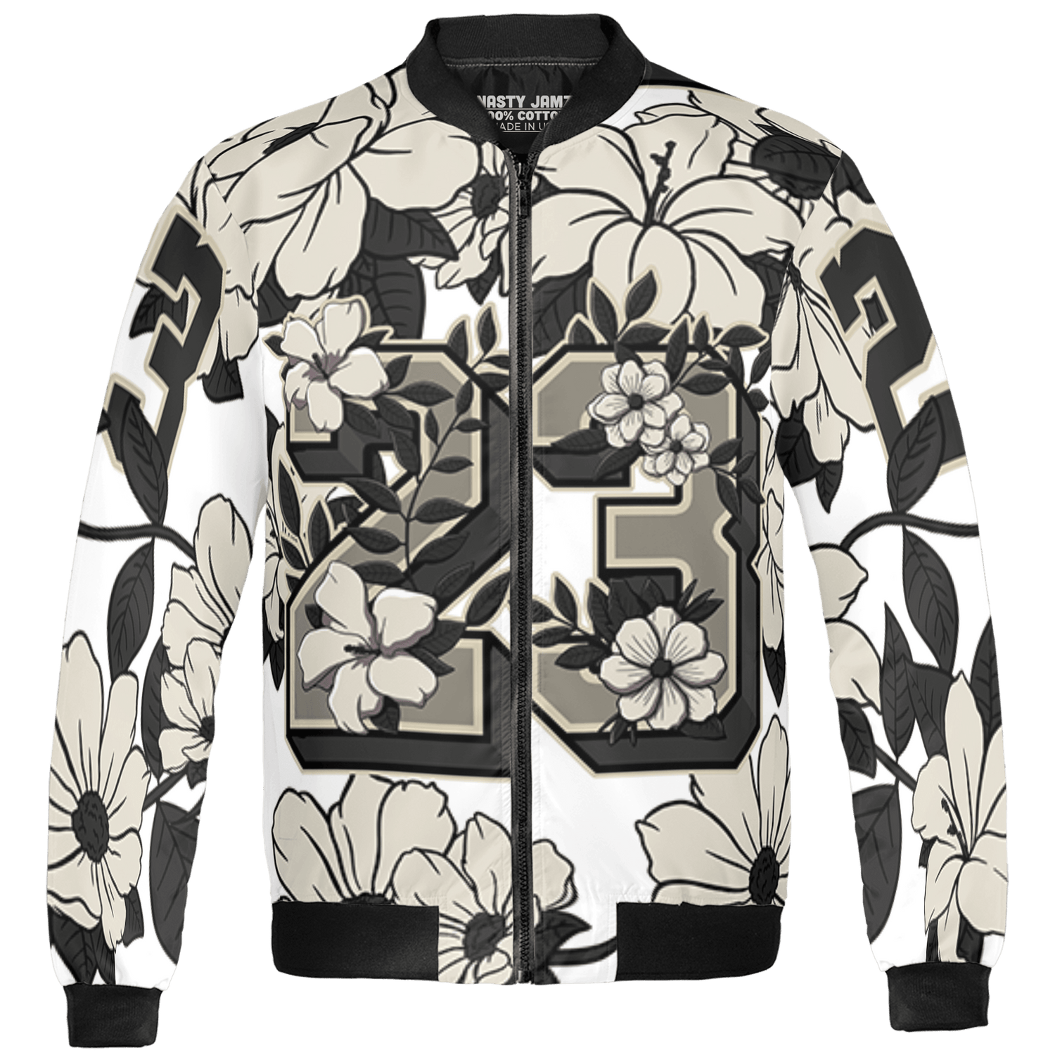 Gratitude 11s Jacket Match 23 Floral 3D All-Over Print Flowers - NastyJamz
