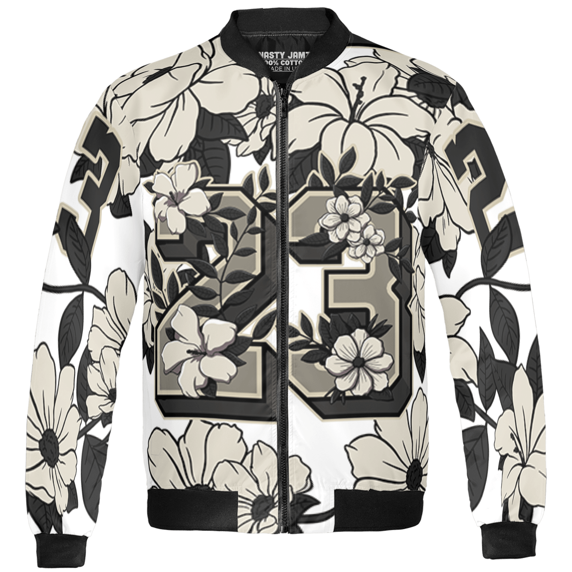 Gratitude 11s Jacket Match 23 Floral 3D All-Over Print Flowers - NastyJamz