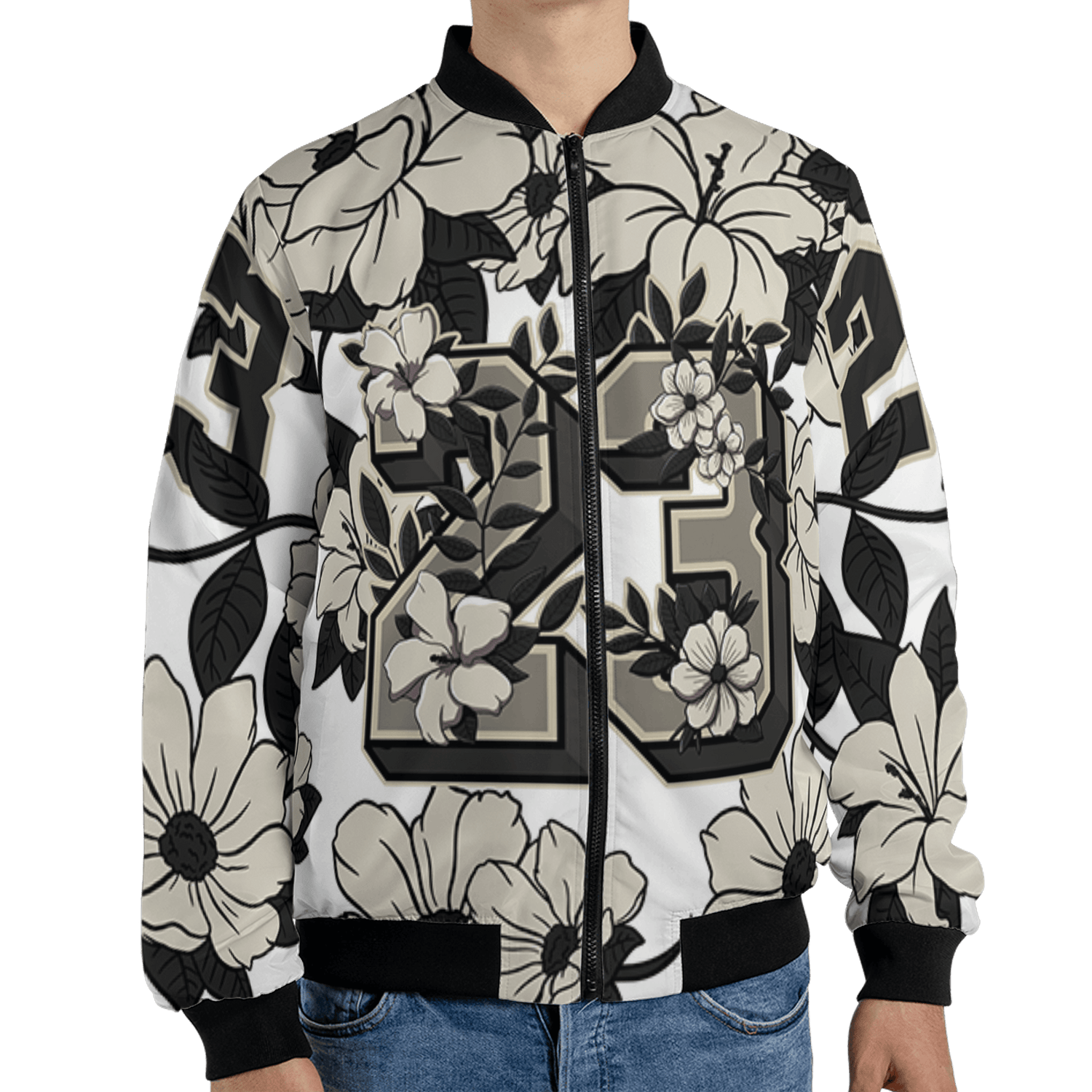 Gratitude 11s Jacket Match 23 Floral 3D All-Over Print Flowers - NastyJamz