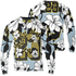 Blue Grey 13s Sweatshirt Match 23 Floral 3D All-Over Print Flowers - NastyJamz