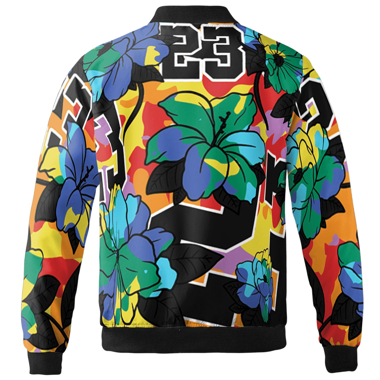 Mid GS Six Championships 1s Jacket Match 23 Floral 3D All-Over Print Flowers - NastyJamz