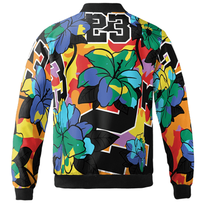 Mid GS Six Championships 1s Jacket Match 23 Floral 3D All-Over Print Flowers - NastyJamz