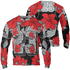 Bred Reimagined 4s Sweatshirt Match 23 Floral 3D All-Over Print Flowers - NastyJamz