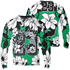 Lucky Green 5s Sweatshirt Match 23 Floral 3D All-Over Print Flowers - NastyJamz