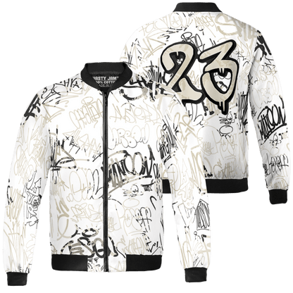 Gratitude 11s Jacket Match 23 Hiphop 3D All-Over Print Graffiti Pattern - NastyJamz