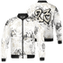 Gratitude 11s Jacket Match 23 Hiphop 3D All-Over Print Graffiti Pattern - NastyJamz