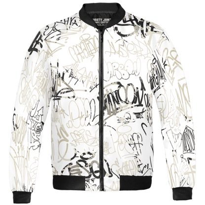 Gratitude 11s Jacket Match 23 Hiphop 3D All-Over Print Graffiti Pattern - NastyJamz