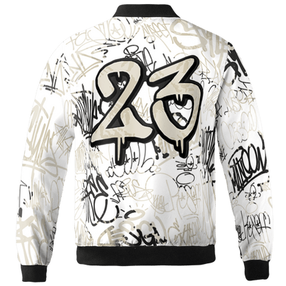 Gratitude 11s Jacket Match 23 Hiphop 3D All-Over Print Graffiti Pattern - NastyJamz