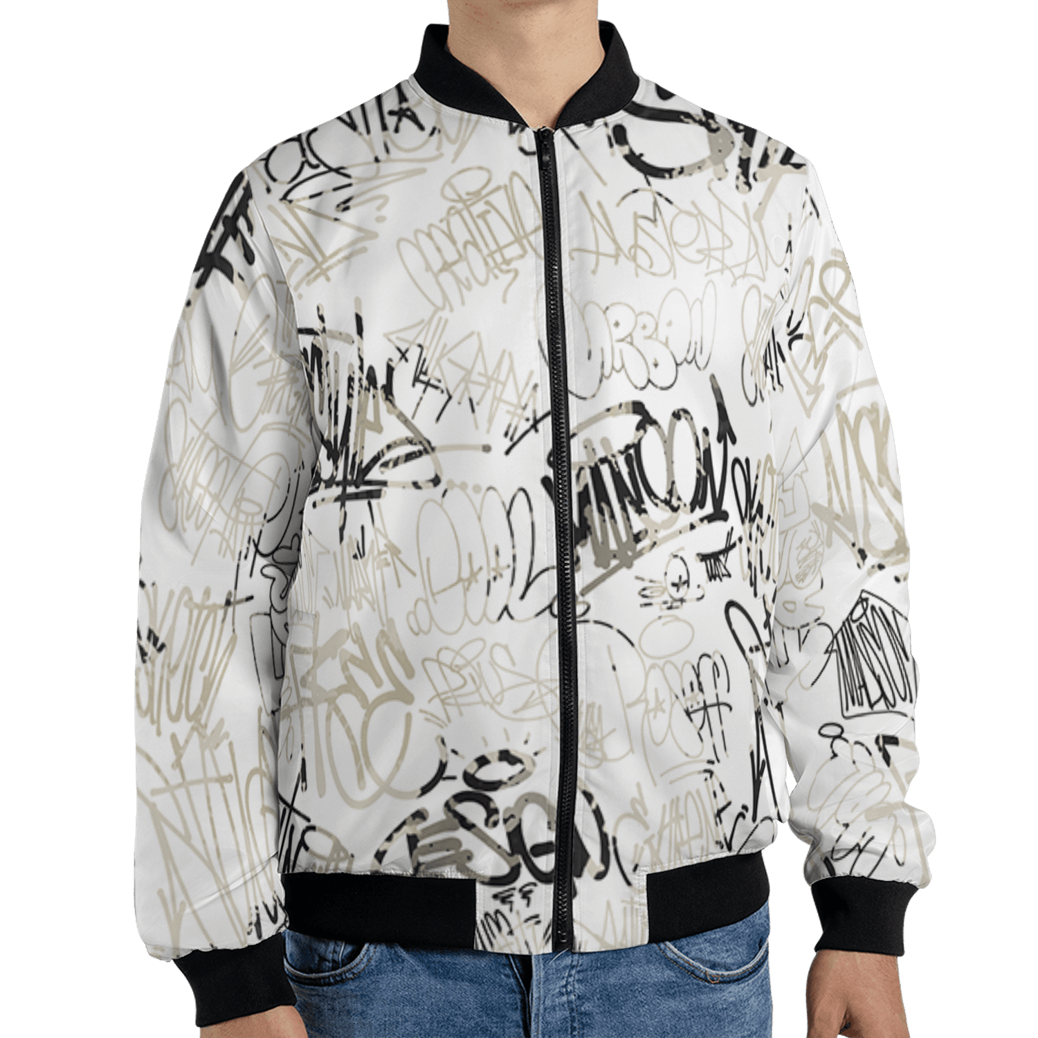 Gratitude 11s Jacket Match 23 Hiphop 3D All-Over Print Graffiti Pattern - NastyJamz