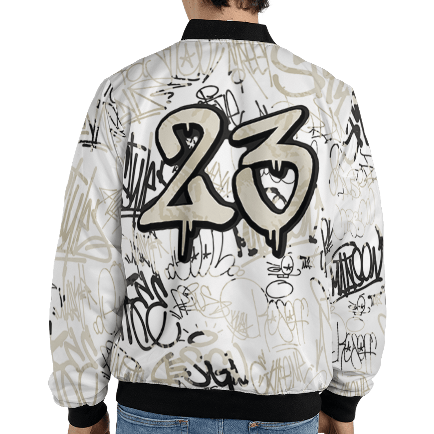 Gratitude 11s Jacket Match 23 Hiphop 3D All-Over Print Graffiti Pattern - NastyJamz
