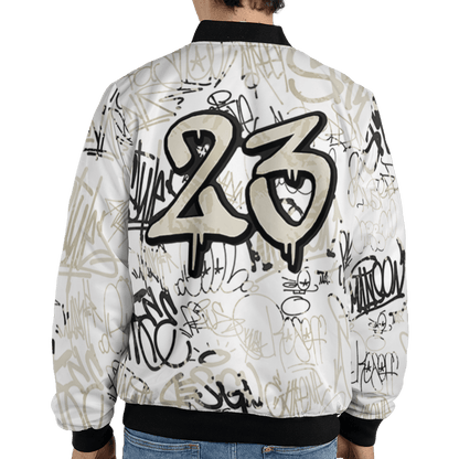Gratitude 11s Jacket Match 23 Hiphop 3D All-Over Print Graffiti Pattern - NastyJamz