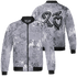 Stealth 14s Jacket Match 23 Hiphop 3D All-Over Print Graffiti Pattern - NastyJamz
