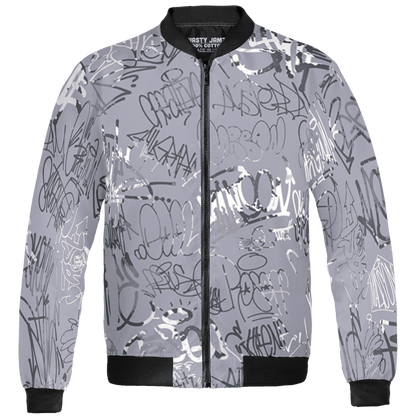 Stealth 14s Jacket Match 23 Hiphop 3D All-Over Print Graffiti Pattern - NastyJamz